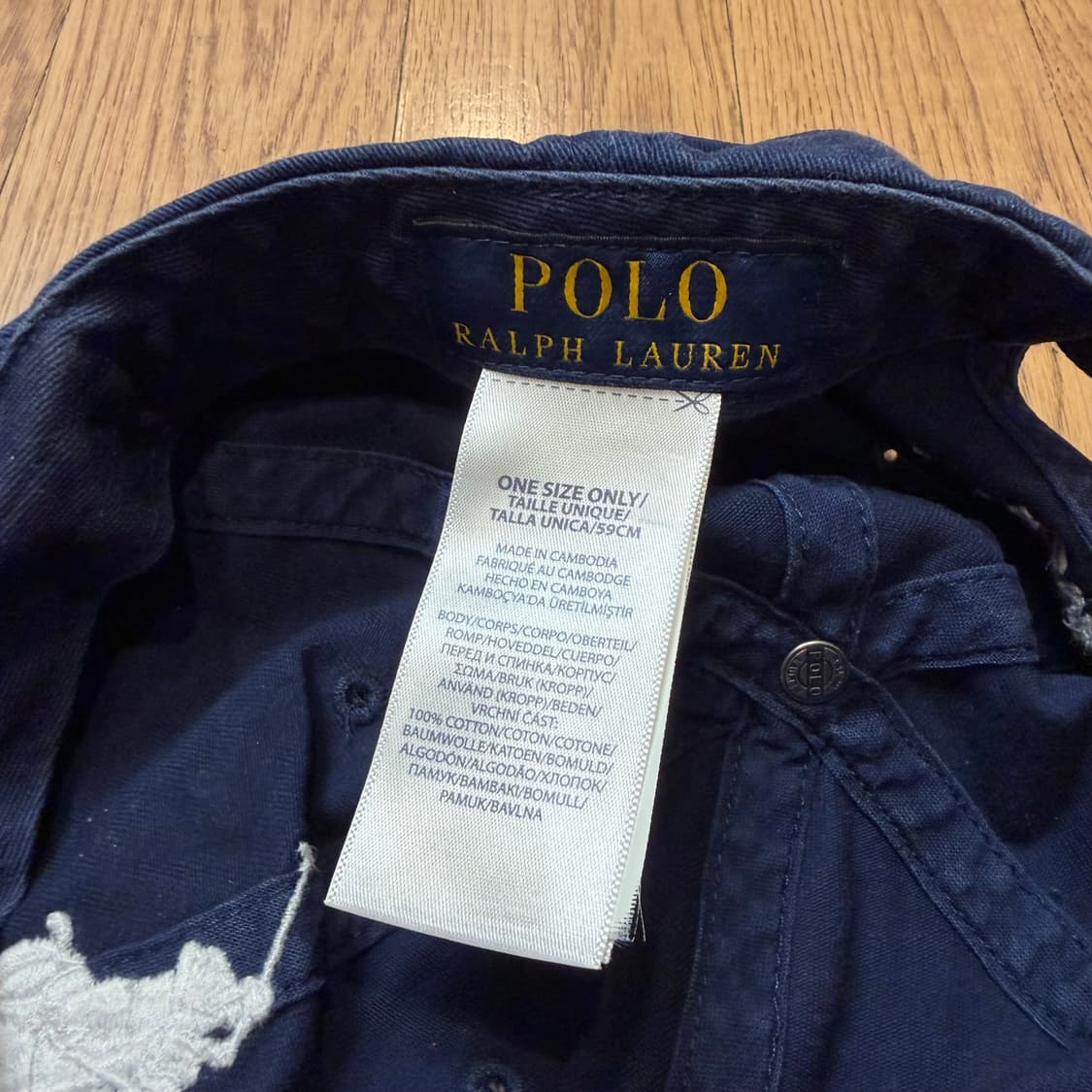 폴로 랄프로렌 빅포니 네이비 볼캡 상품이미지4