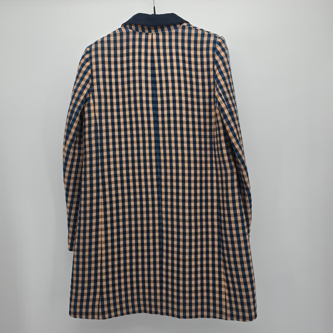 DEWL 체크 패턴 코트 상품이미지8