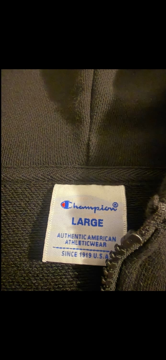 챔피온 블랙 후드집업 상품이미지2