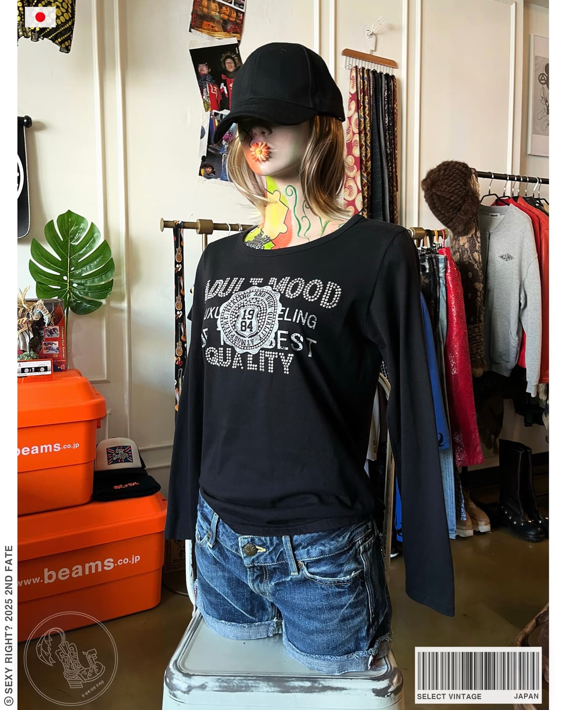 Japanese Vintage Y2K Studed Long Sleeve 상품이미지1