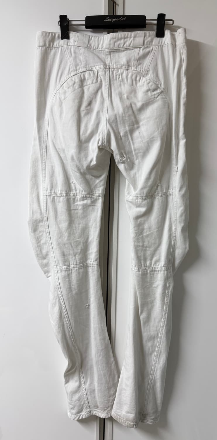 존갈리아노 화이트 디테일 팬츠 상품이미지2