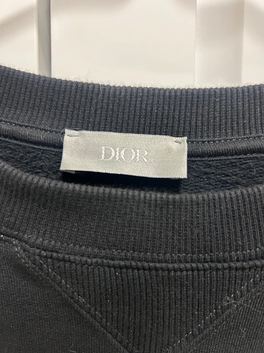 디올 아샴 cd 베스킷볼 맨투맨 블랙 XL 상품이미지4