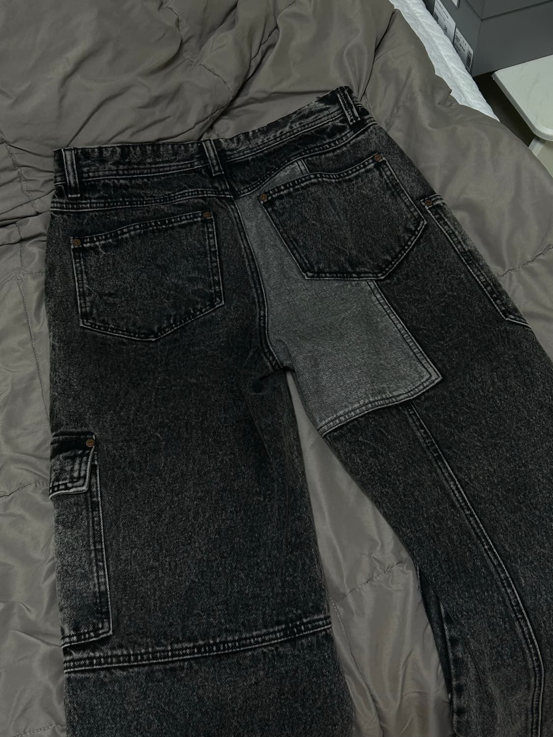 앤더슨벨  패치워크 진 흑청 상품이미지2