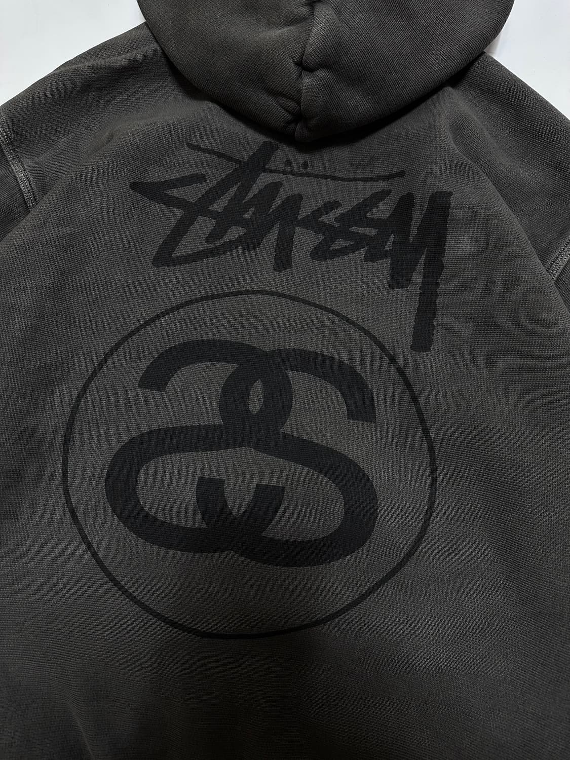 스투시 스탁 링크 피그먼트 후드집업 상품이미지2