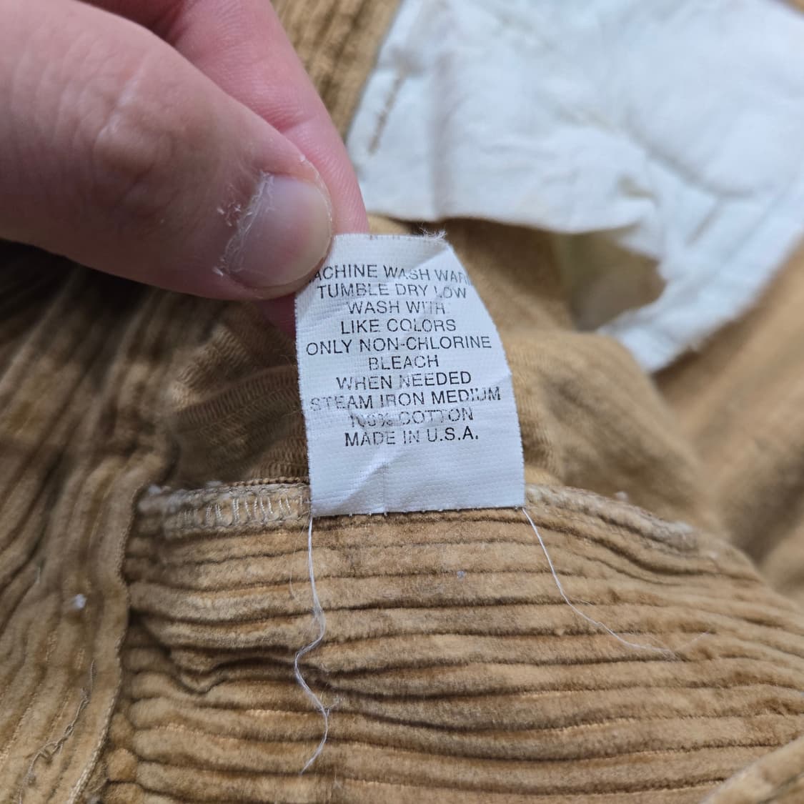 34/34 폴로랄프로렌 오리지널 코듀로이 팬츠 made in usa 상품이미지5