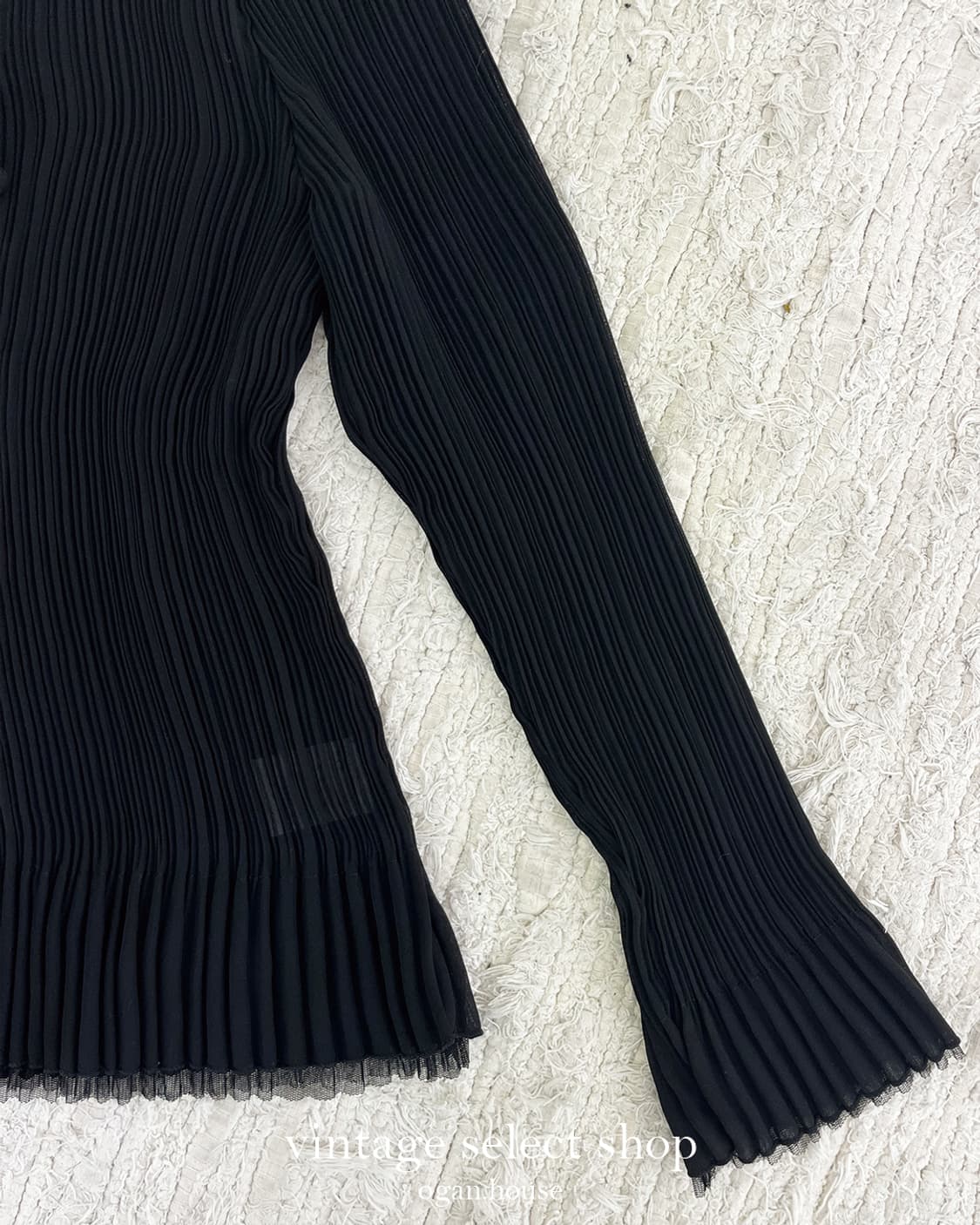 vintage pleated ruffle blouse 상품이미지7