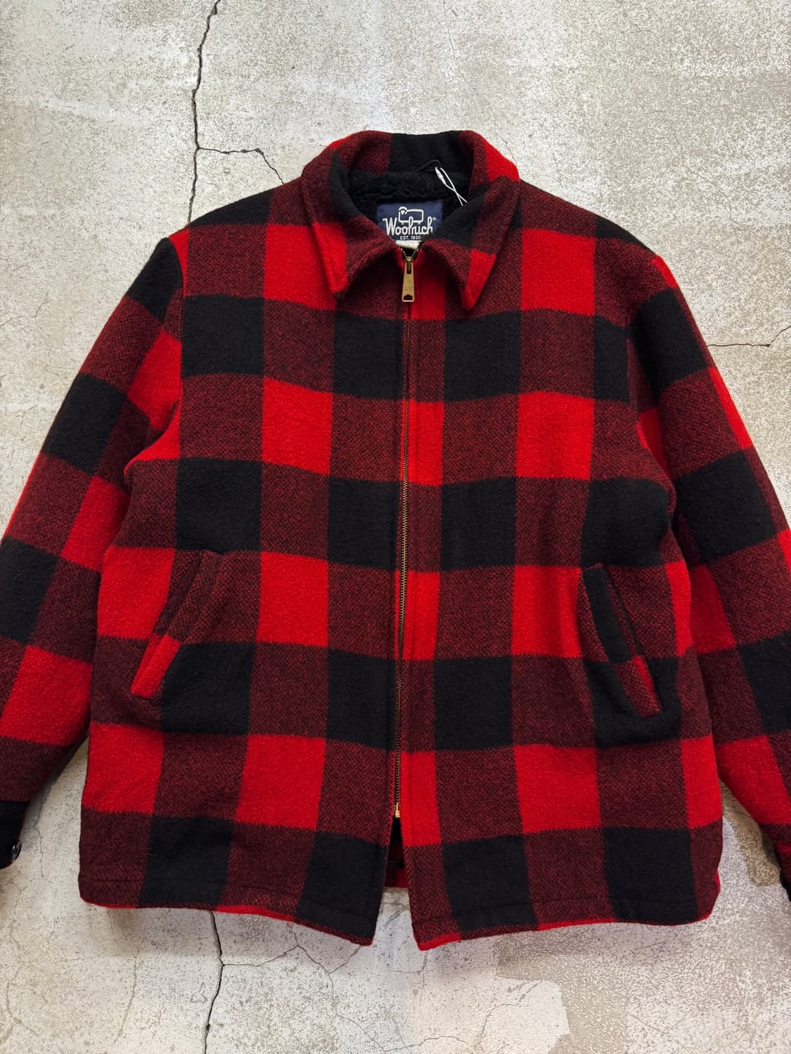 80s 울리치 버팔로 울 쉐르파 자켓 상품이미지2