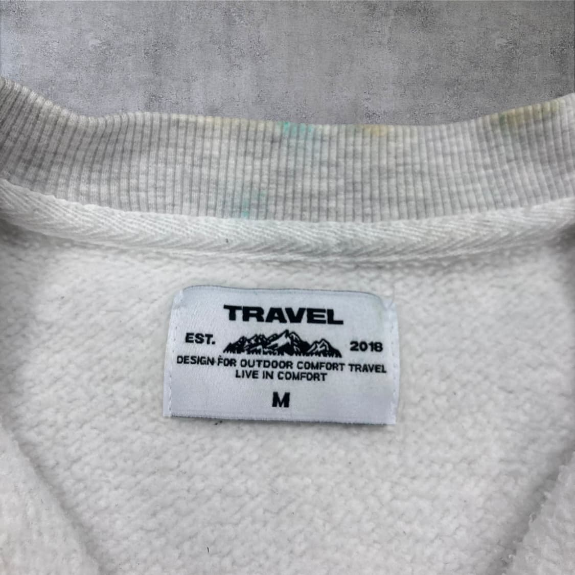 트래블 그레이 컬러 스몰 로고 2way 코튼 집업 상품이미지3