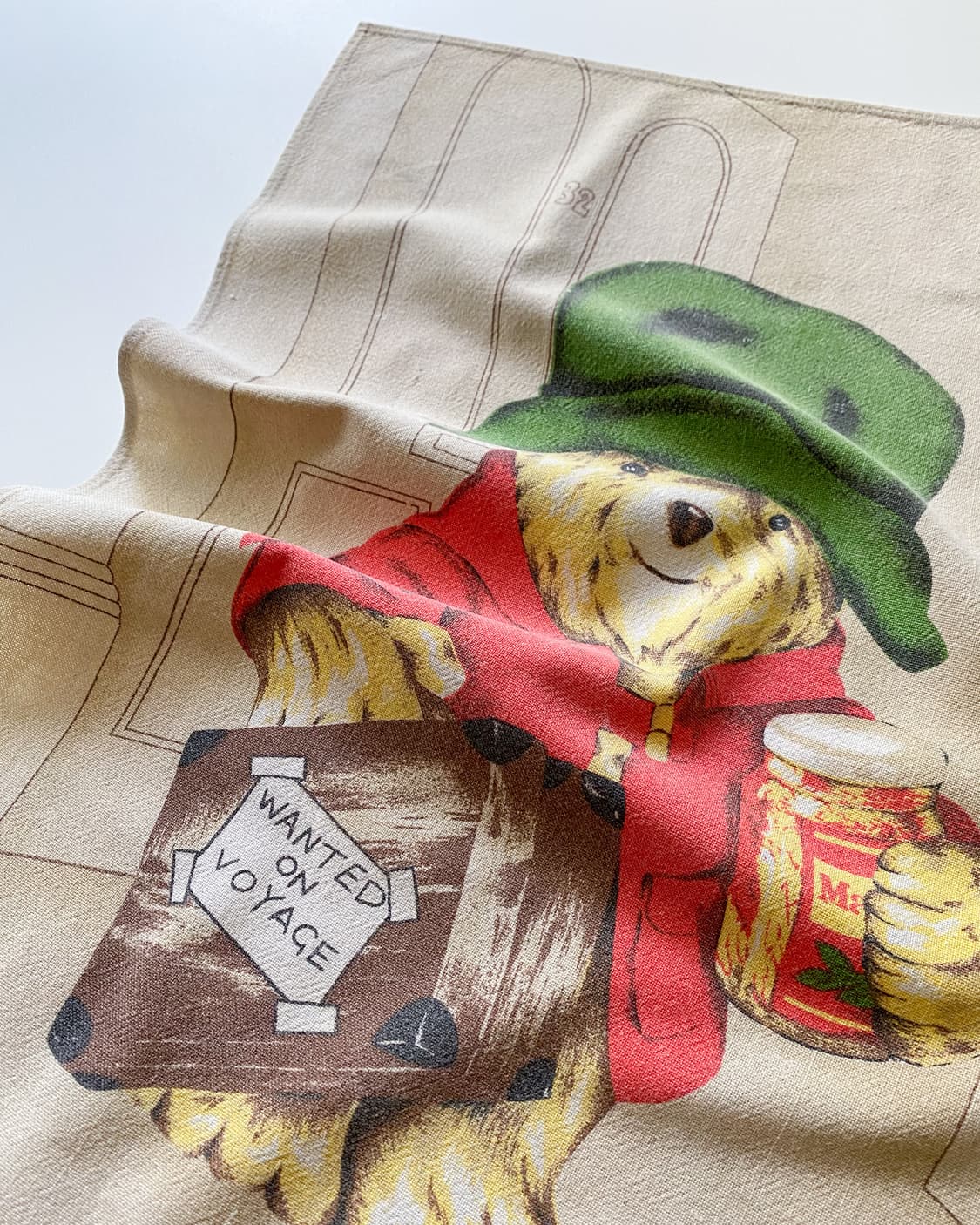 유럽 빈티지 패브릭 (Paddington Bear) 상품이미지2