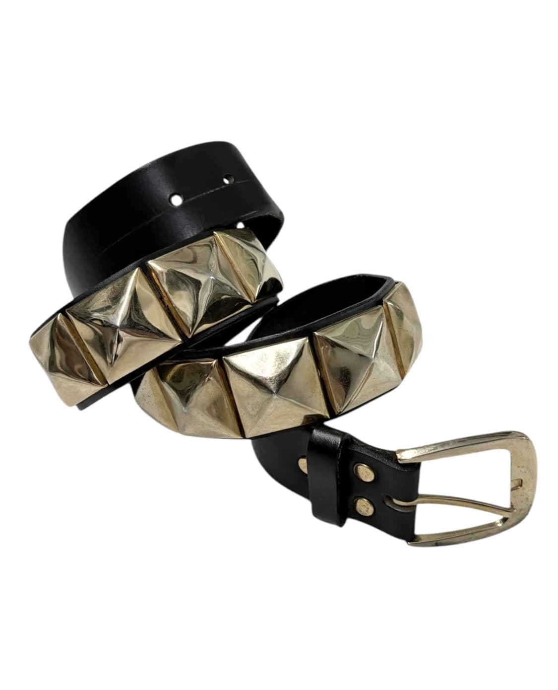 조이리치 피라미드 스터드 레더 벨트 상품이미지2