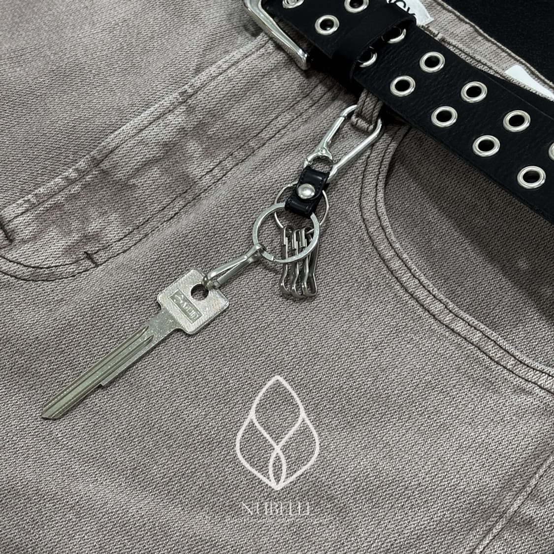 🌗 Key pendant steel keyring / 라지 열쇠 키링 상품이미지2