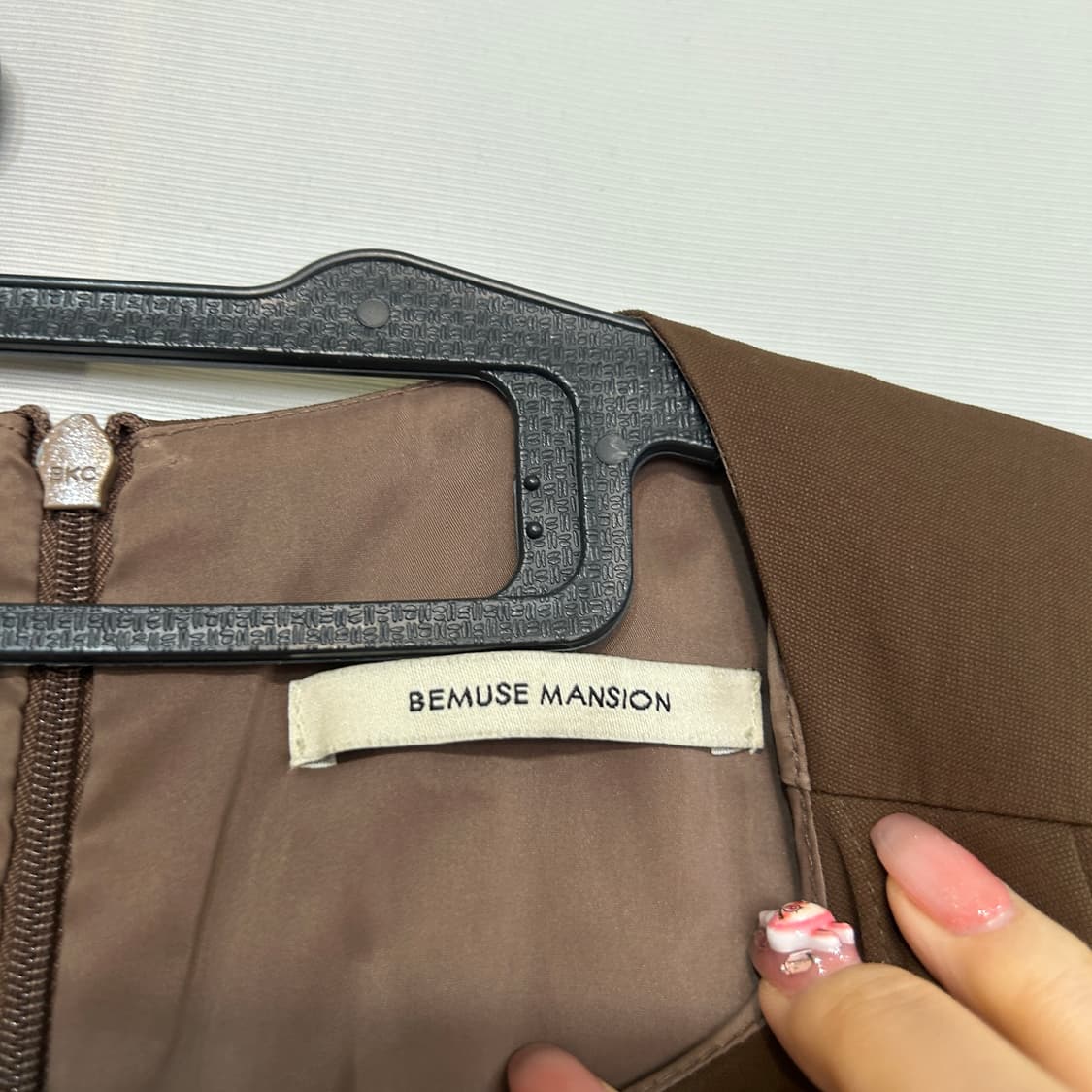 비뮤즈맨션 브라운 원피스  상품이미지2