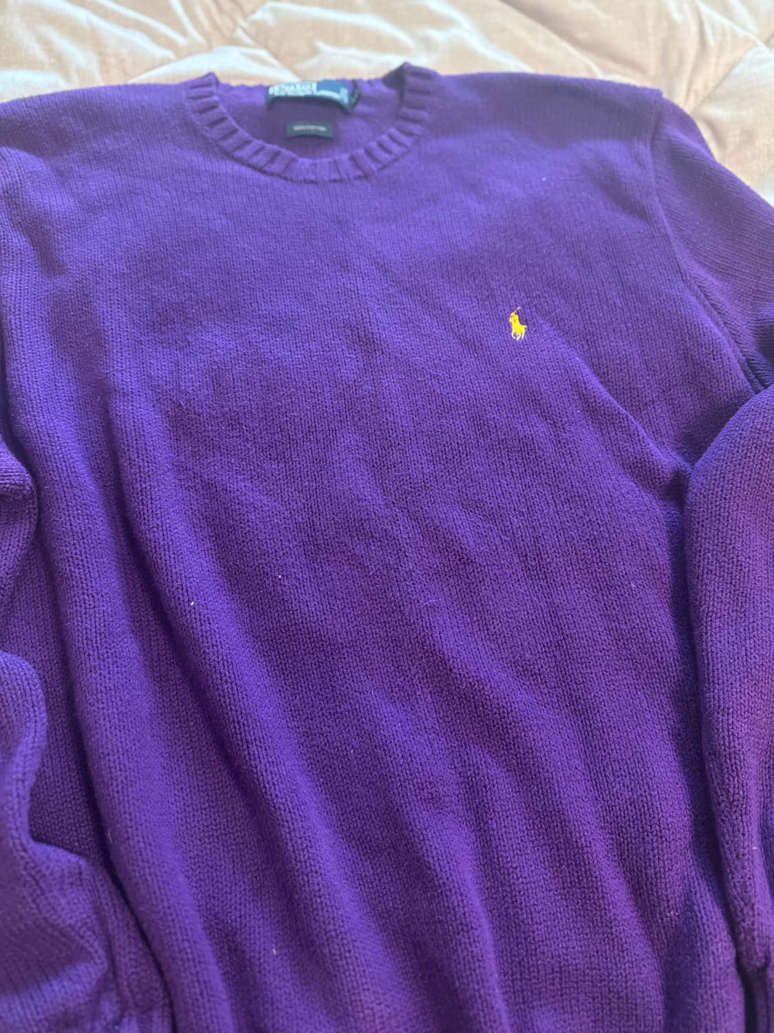 폴로 랄프 로렌 퍼플니트 XXL 상품이미지4