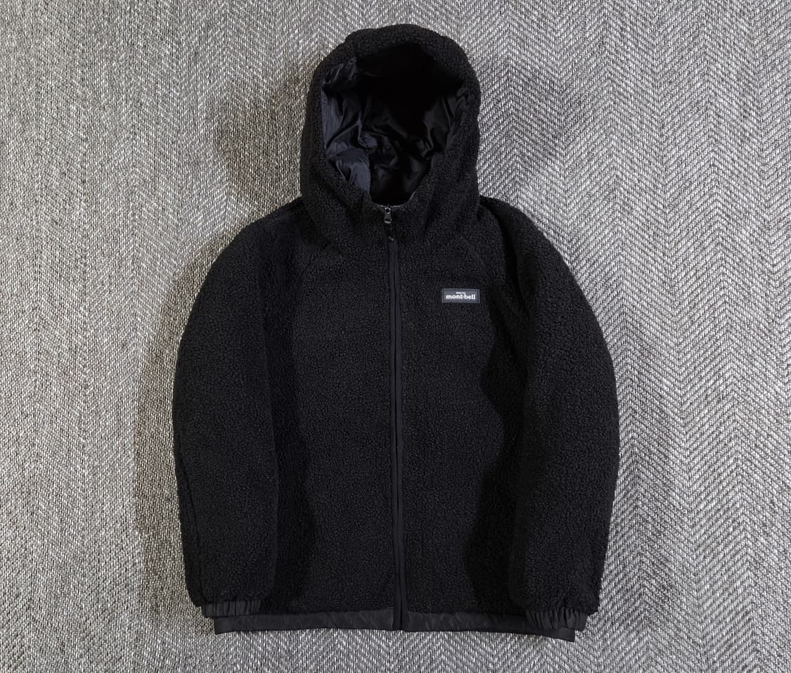 몽벨 mont-bell 블랙 리버시블 패딩 상품이미지3
