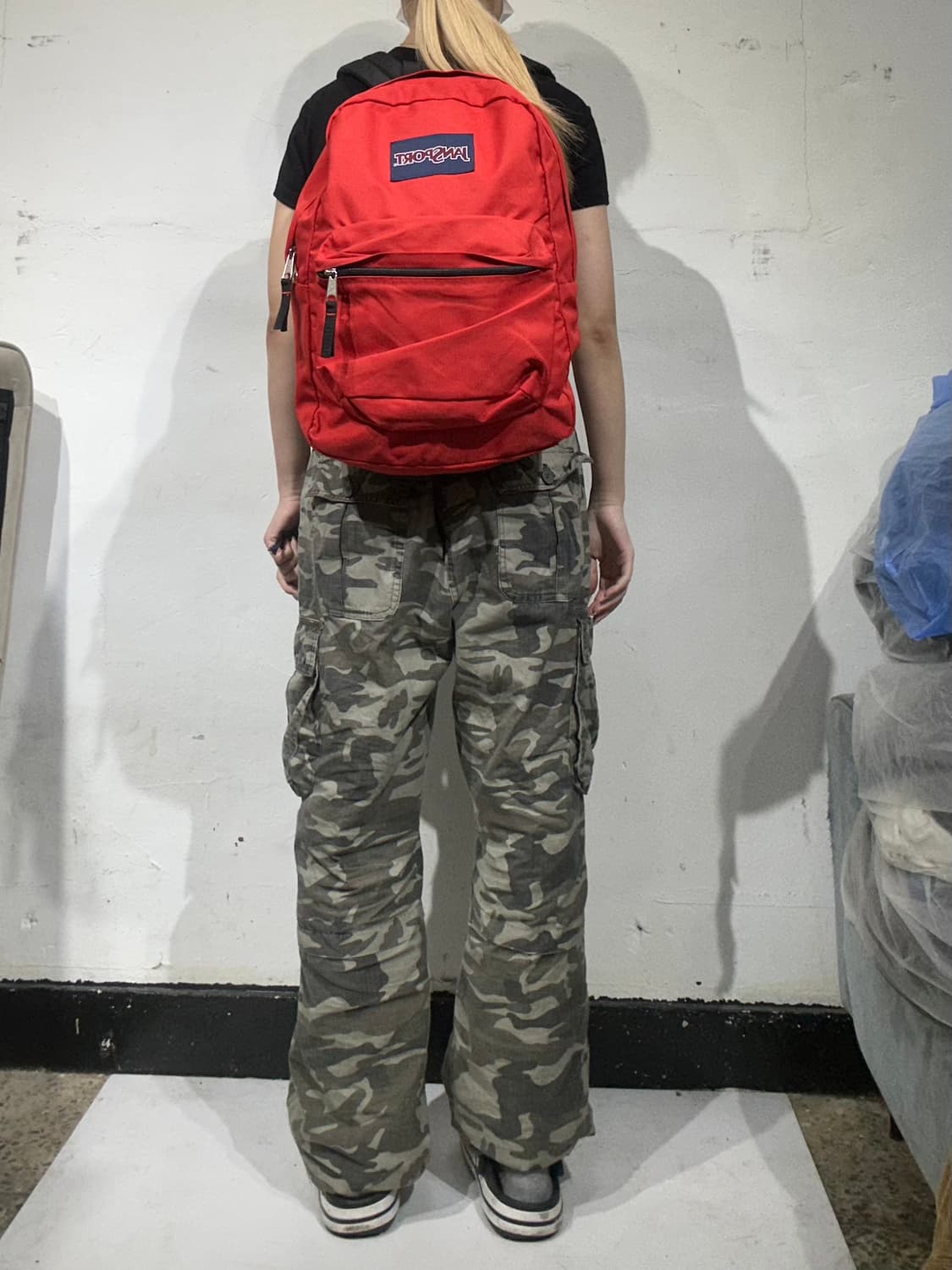 잔스포츠 레드 백팩 가방 상품이미지3
