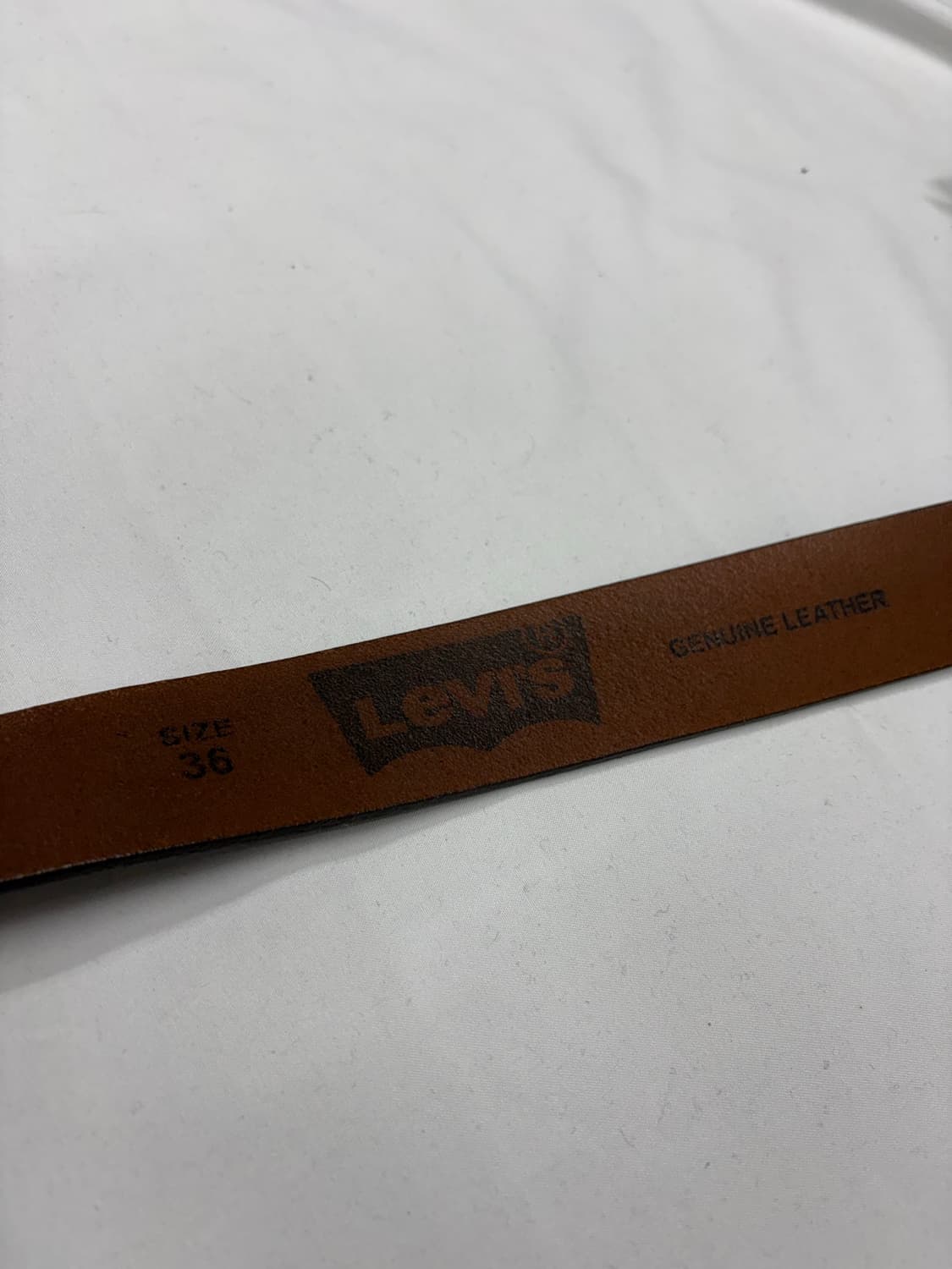 리바이스 빈티지 브라운 레더 벨트 Levi’s Brown Leather  상품이미지3