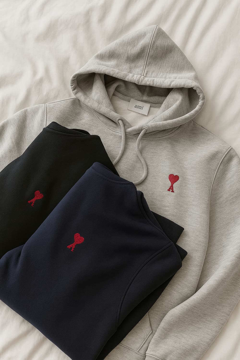 아미 레드하트 로고 후드티 (새상품) AMI PARIS 스웻셔츠 병행수입 상품이미지2