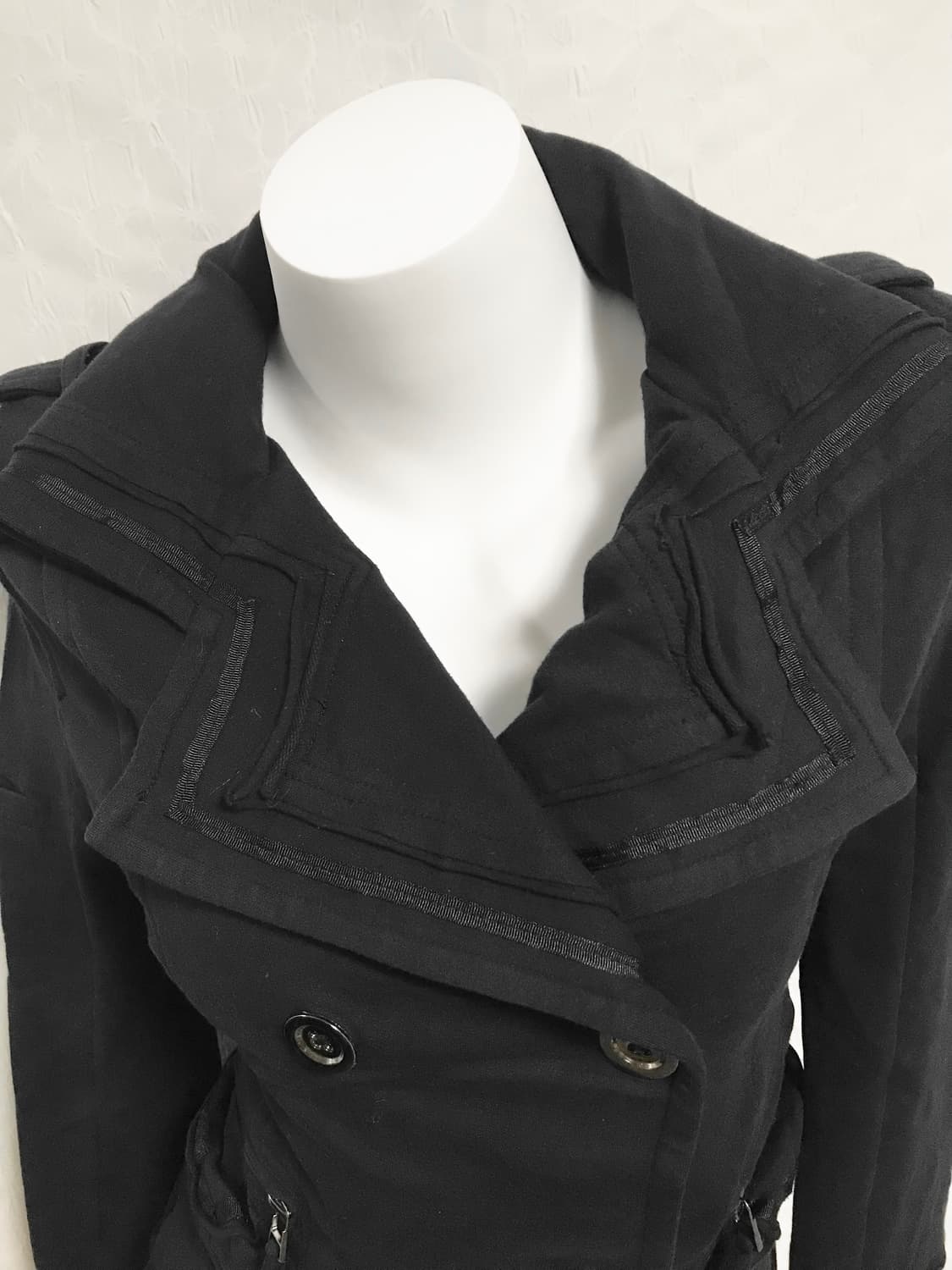 빈티지 아카이브 지퍼 포켓 코튼 더블 자켓 상품이미지5