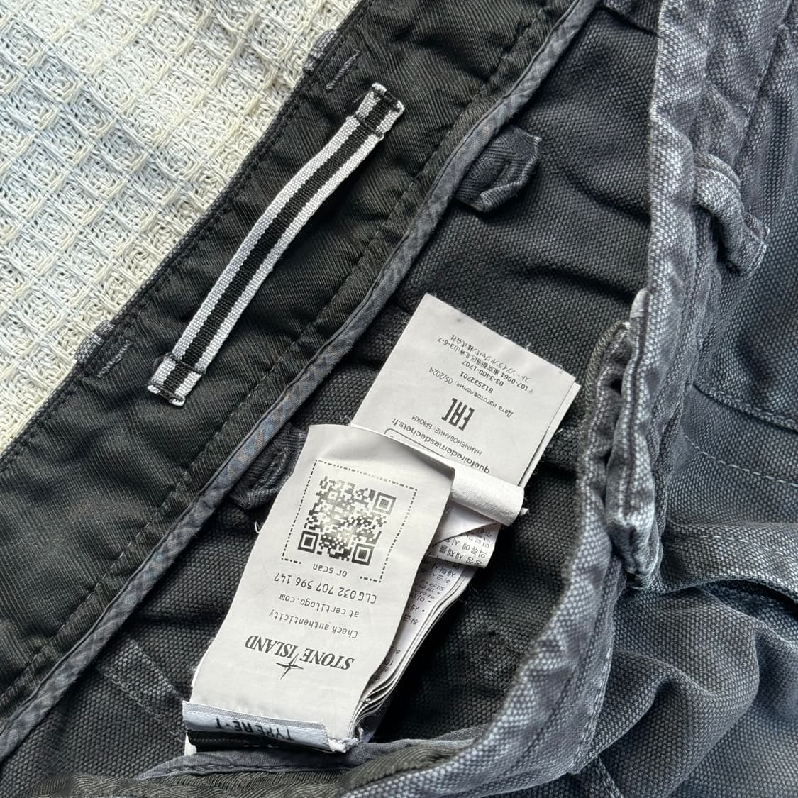 스톤아일랜드 빈티지 워싱 팬츠 상품이미지7