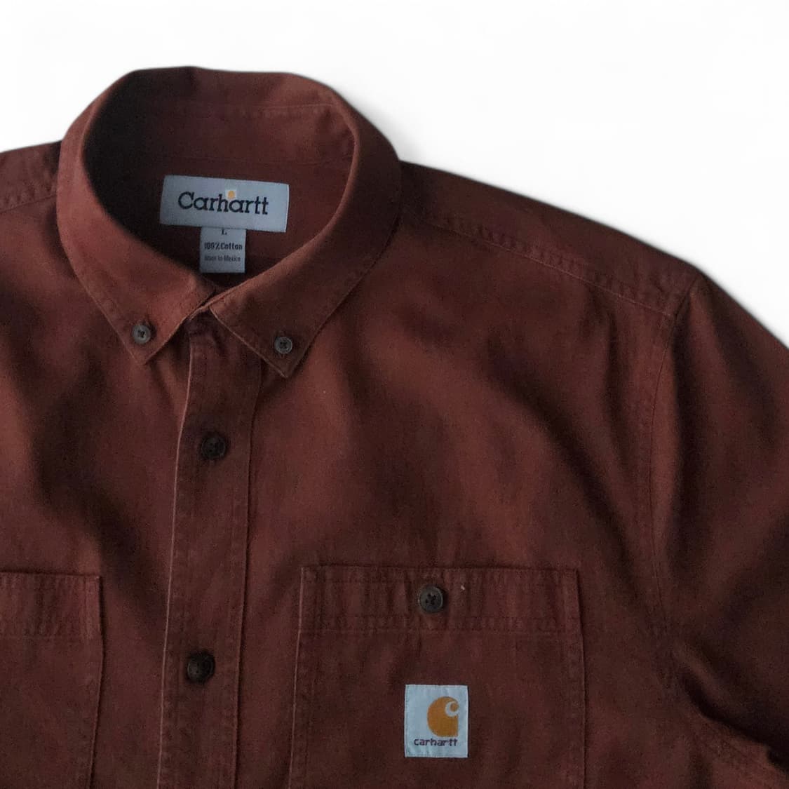 칼하트 면 오버핏 반팔셔츠 L 상품이미지3