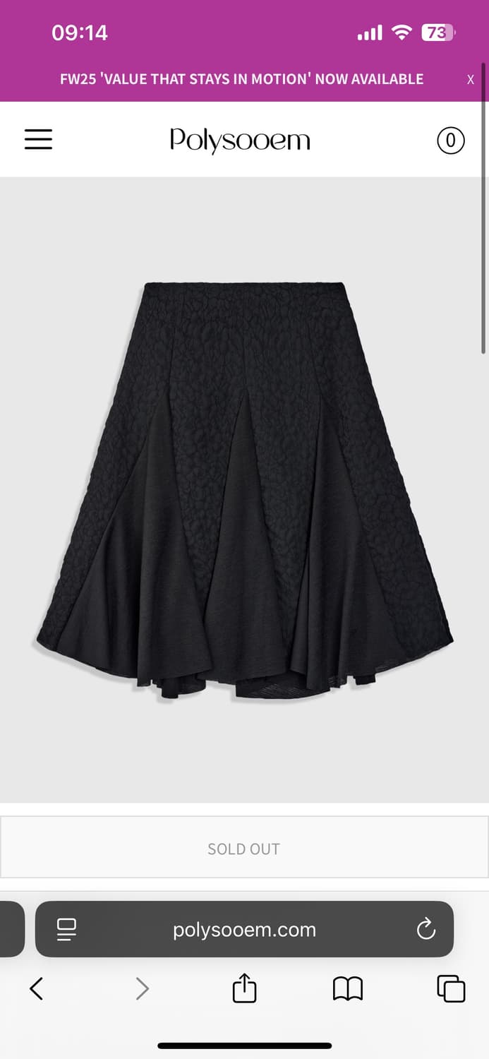 폴리수엠 벨티드 스커트 상품이미지6