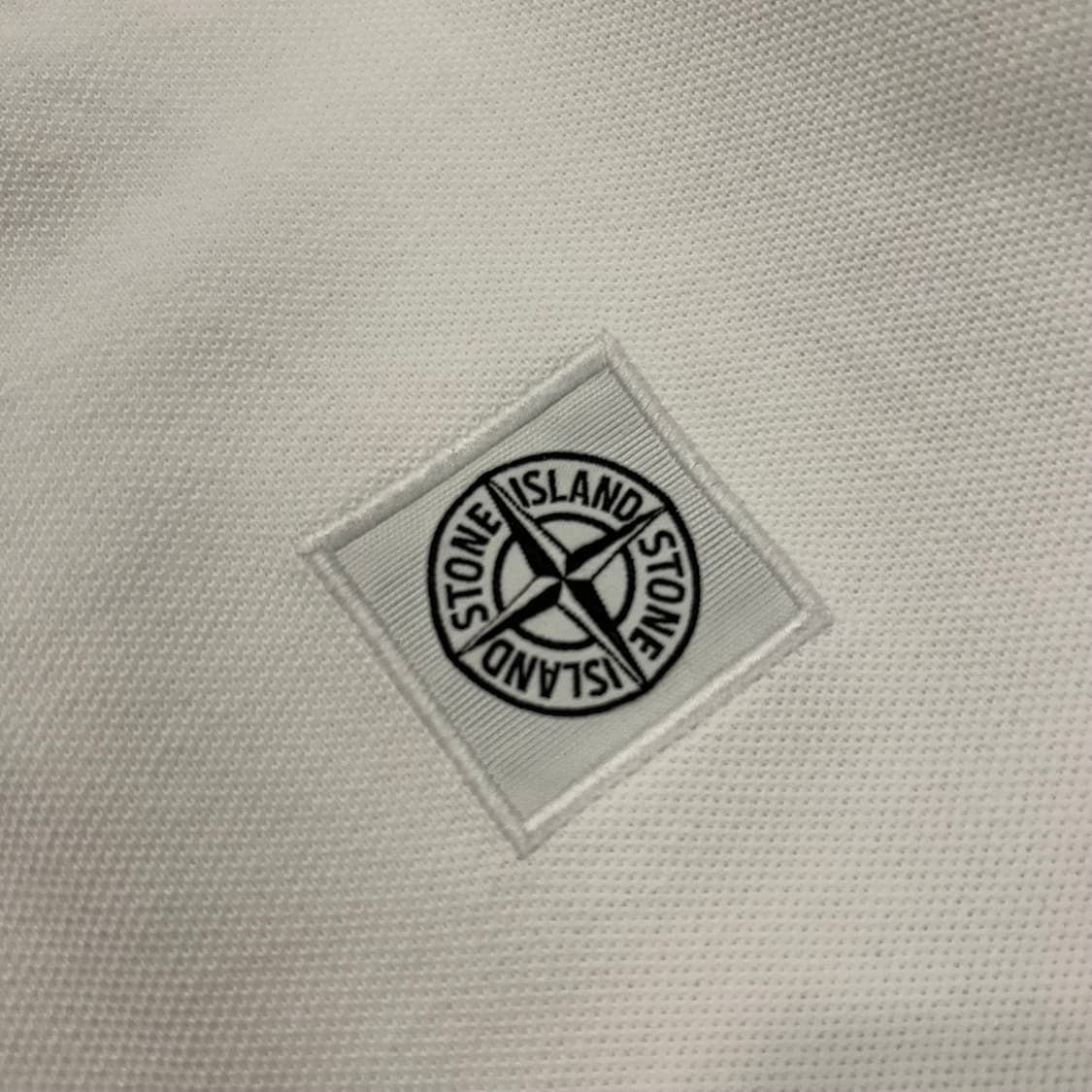 [XL] 스톤아일랜드 레귤러핏 한글택 반팔 티셔츠 화이트 A252 상품이미지5