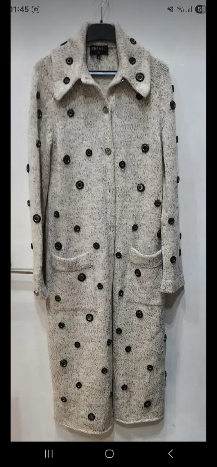 샤넬 캐시미어 가디건 40사이즈 상품이미지3