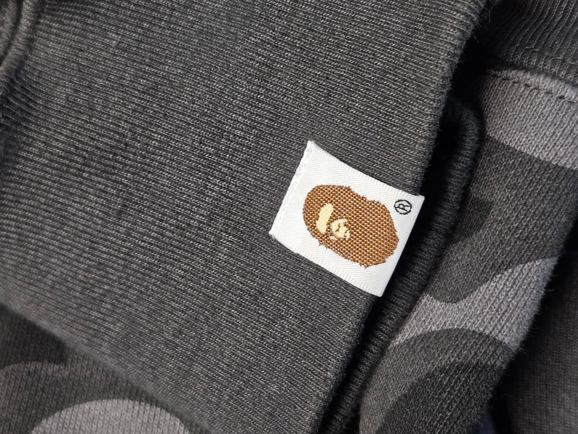 베이프 샤크 후드집업 카모 블랙 흑계 정품 상품이미지7