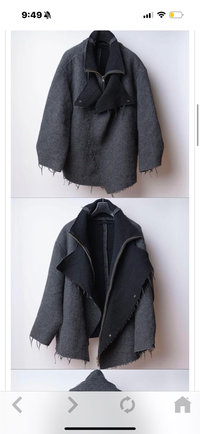 Zucca 리버시블 울 코트 상품이미지2