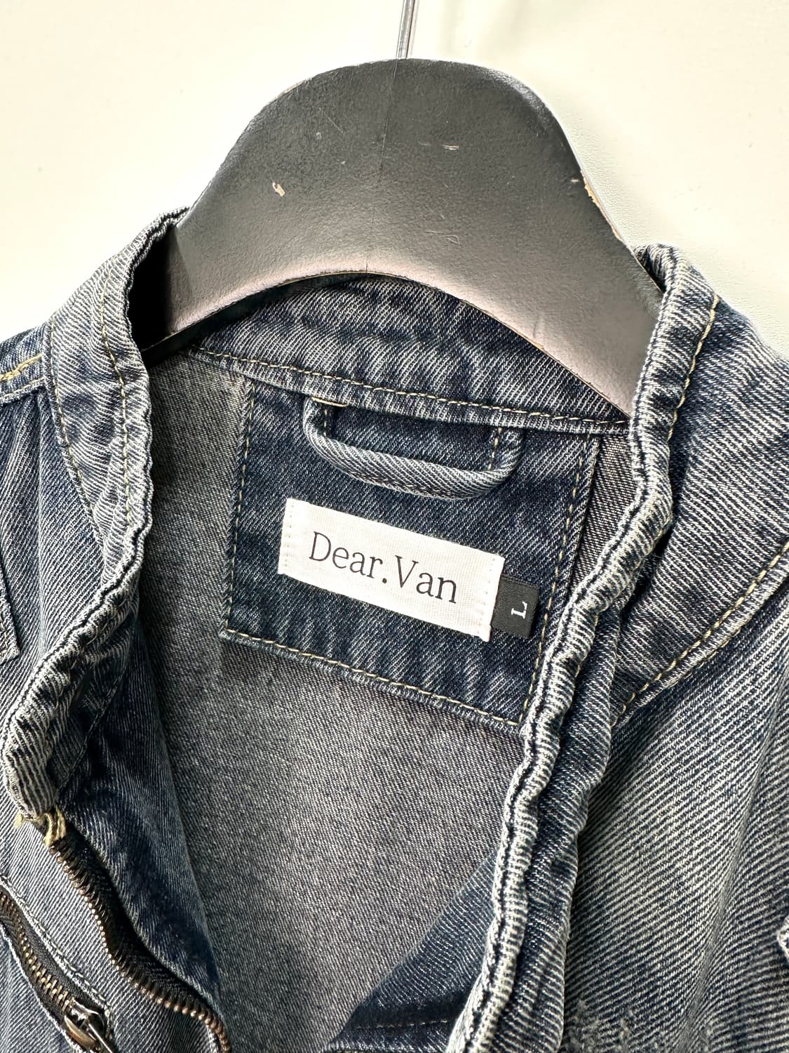 디어반 데님 라이더자켓 L 상품이미지2