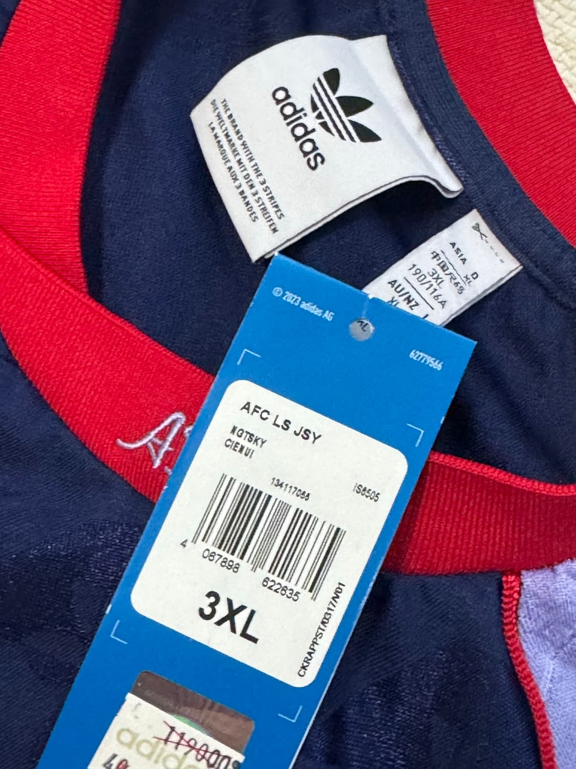 아스날 24/25 오리지날 컬랙션 3xl 상품이미지2