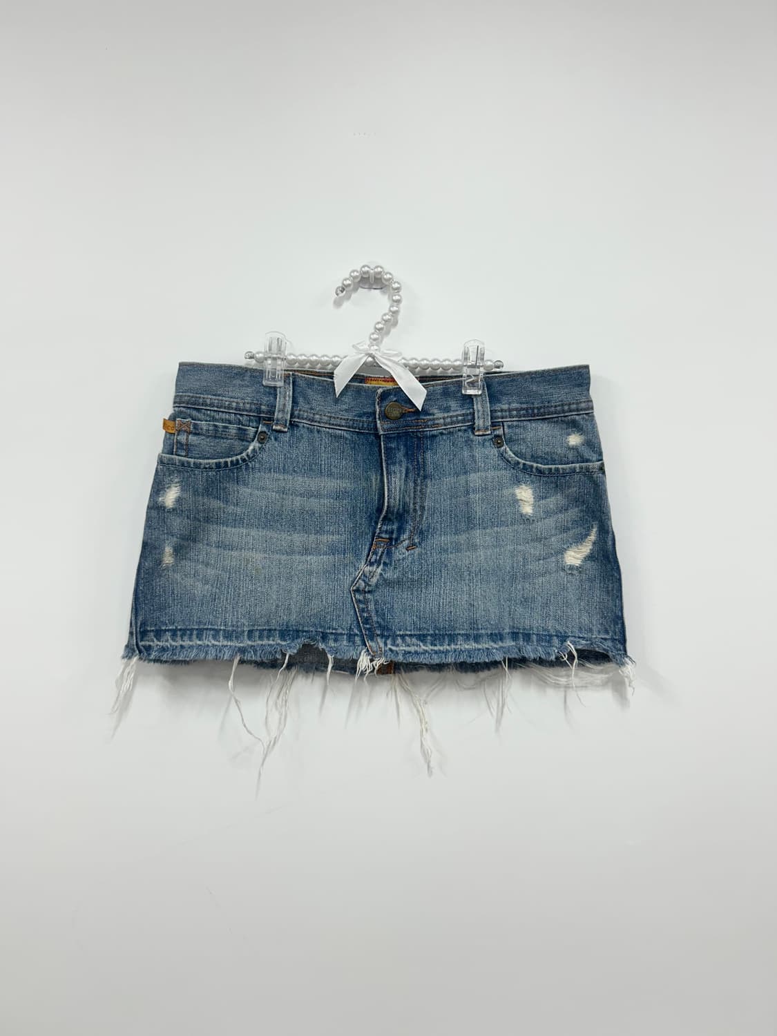 [HOLLISTER] 홀리스터 y2k 데님 미니 스커트 상품이미지4
