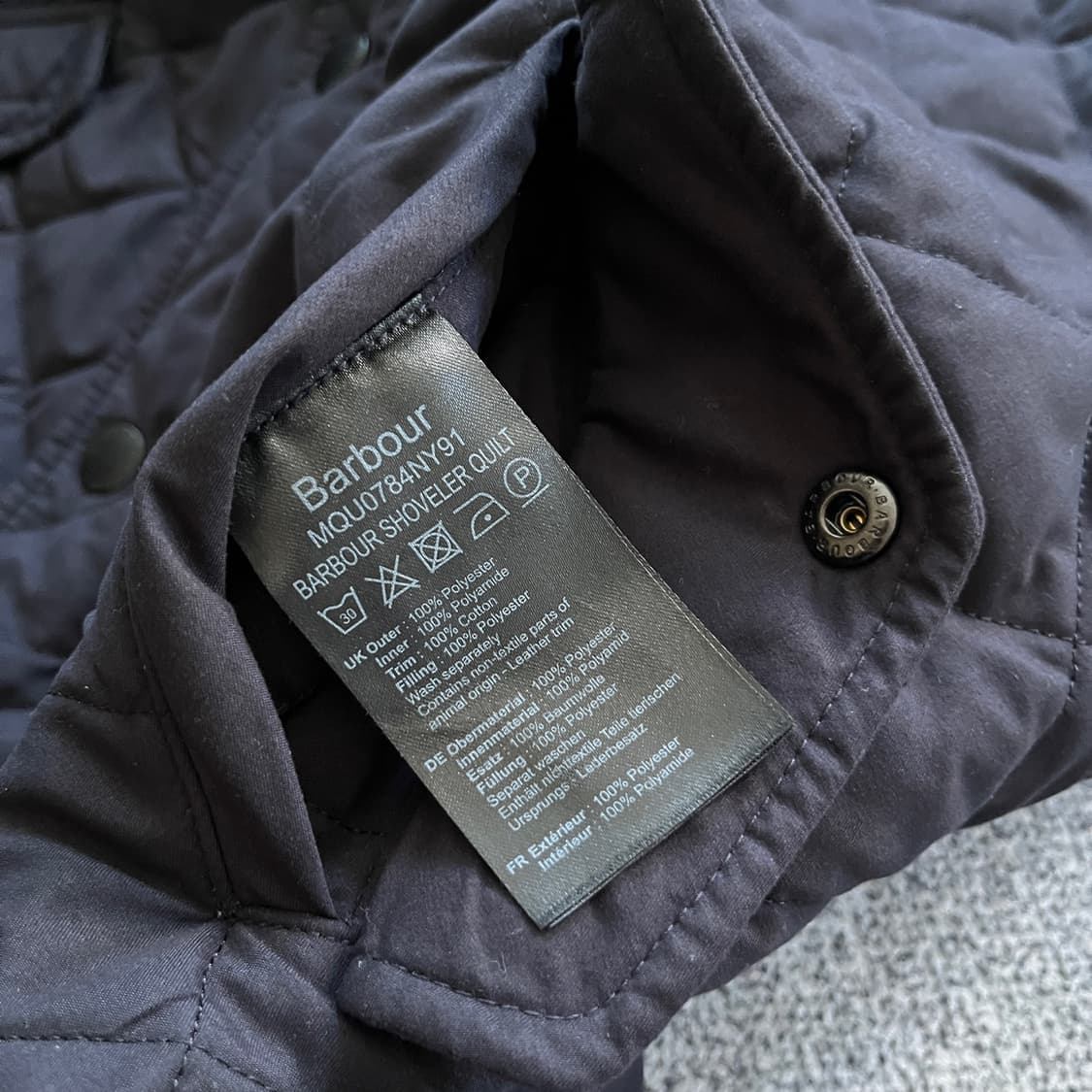 바버 퀄팅 자켓 상품이미지4