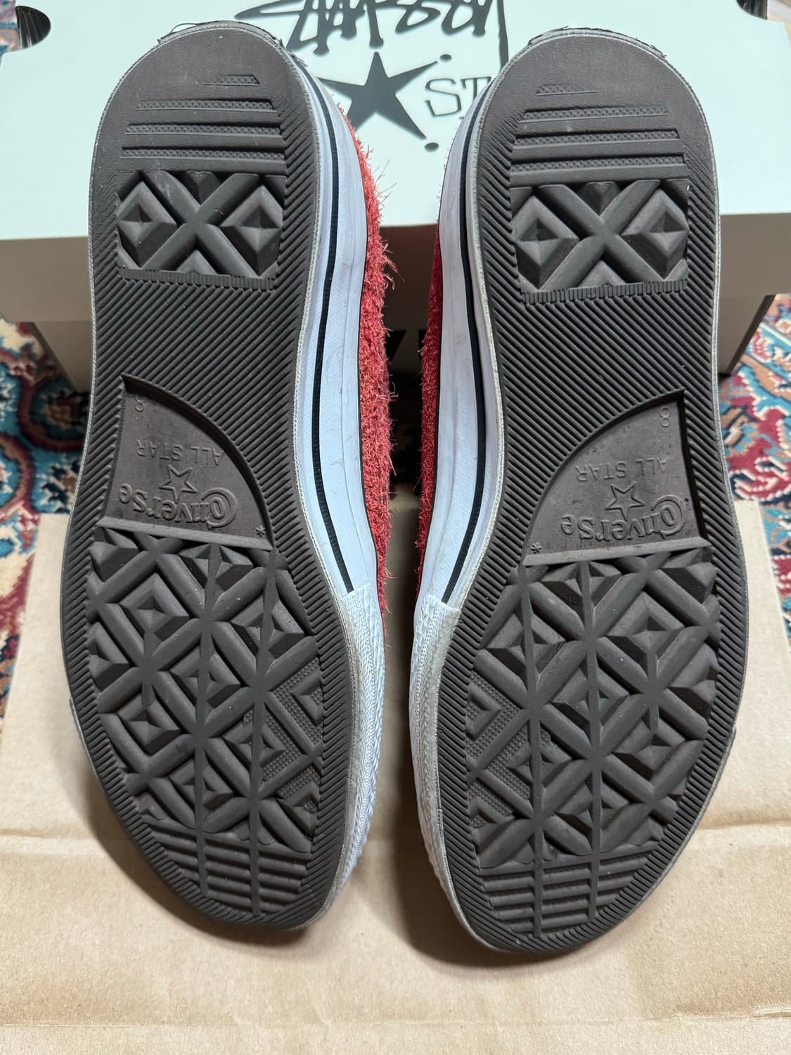 컨버스x스투시 척70 로우 포피레드 상품이미지3