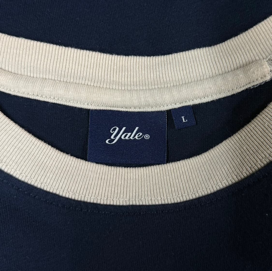 [L] 예일 YALE 오버핏 코튼 면 반팔 라운드티 상품이미지6