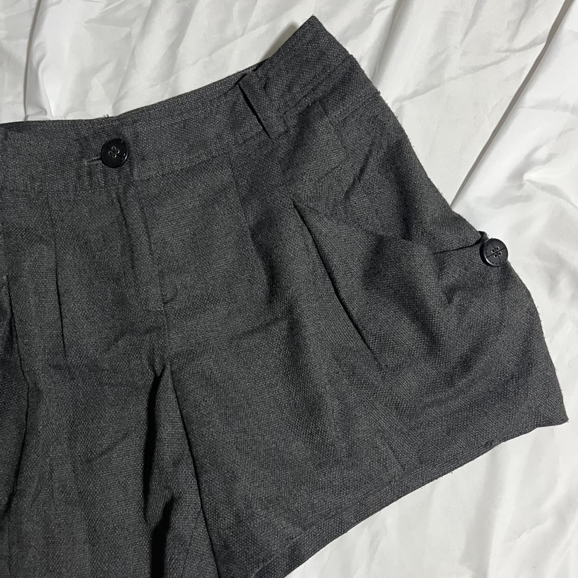 버튼포켓 울 숏팬츠 상품이미지3