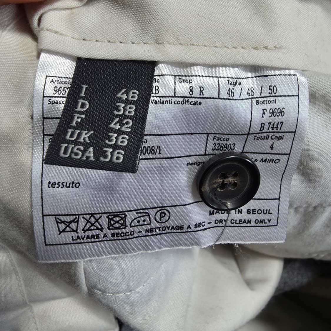 (M)헤든앤미로 울 슬랙스 팬츠 상품이미지5