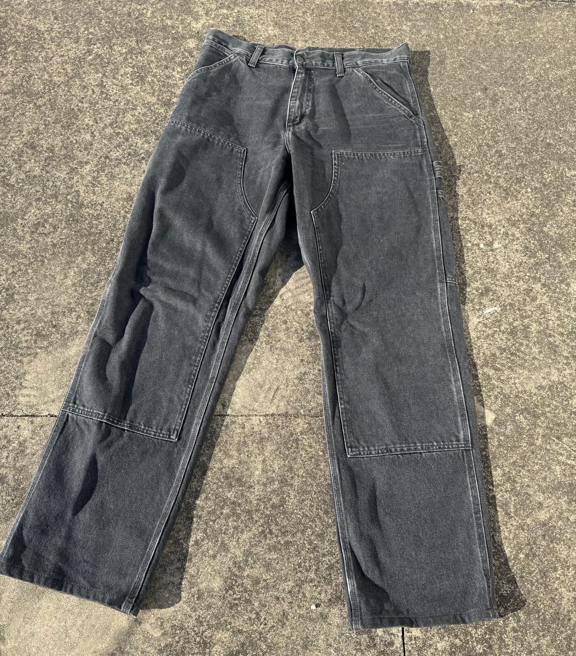 [31] 칼하트 더블니 워크 팬츠 블랙 상품이미지1