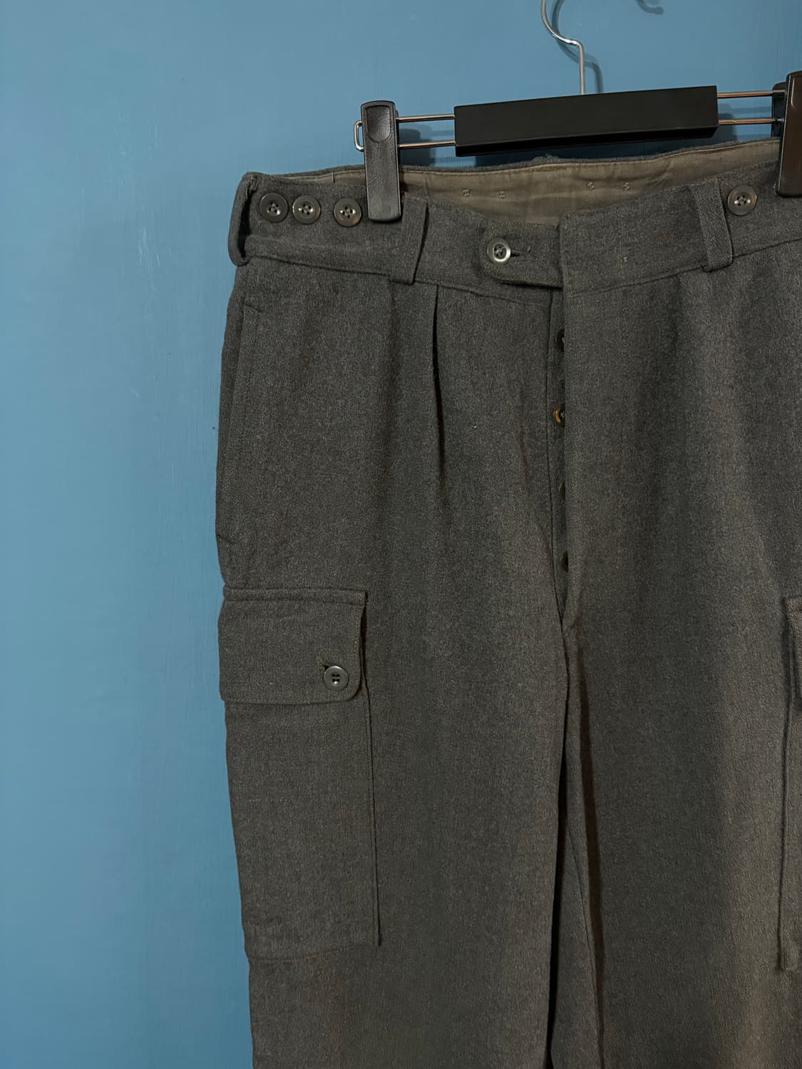 50’s Swedish army Gray Wool Cargo Pant. 상품이미지2
