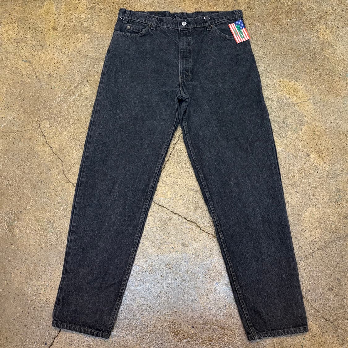 90s Made in USA 빈티지 리바이스 550 블랙진 청바지 상품이미지1