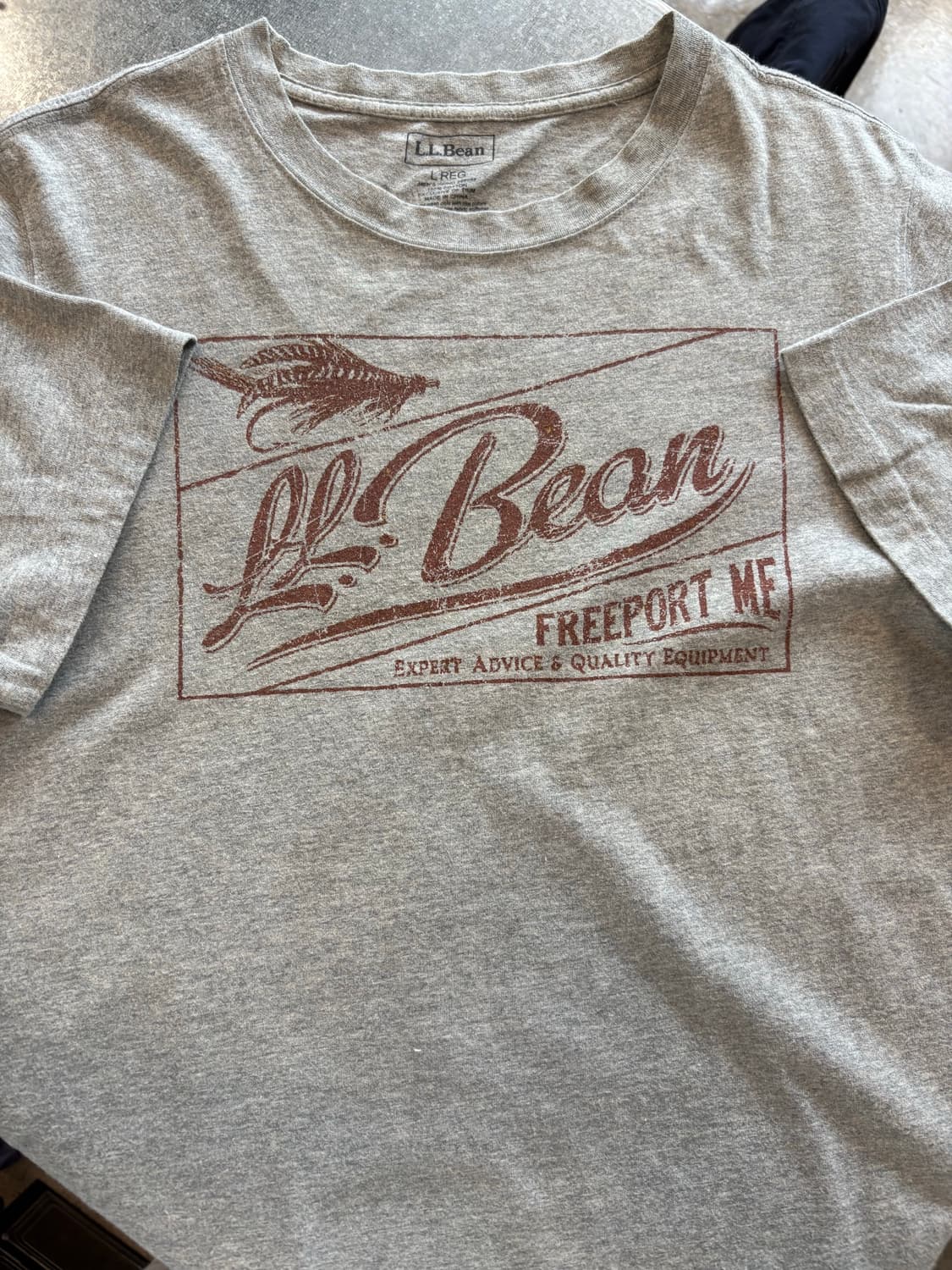 엘엘빈 LL Bean 그레이 빈티지 티셔츠 상품이미지1