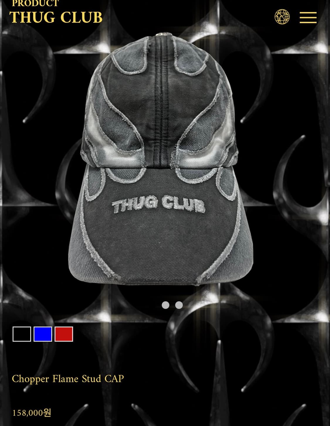 떠그클럽 쵸퍼캡 블랙 불모자 상품이미지1