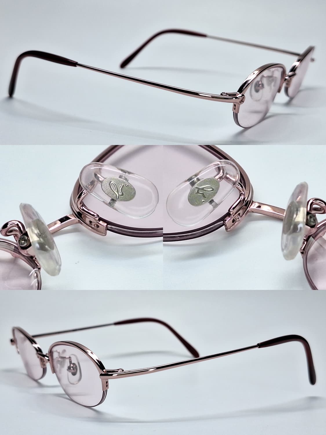 아네스베 Agnes.b AB-1749 로즈핑크 반무테 안경테 긱시크/일본 상품이미지7