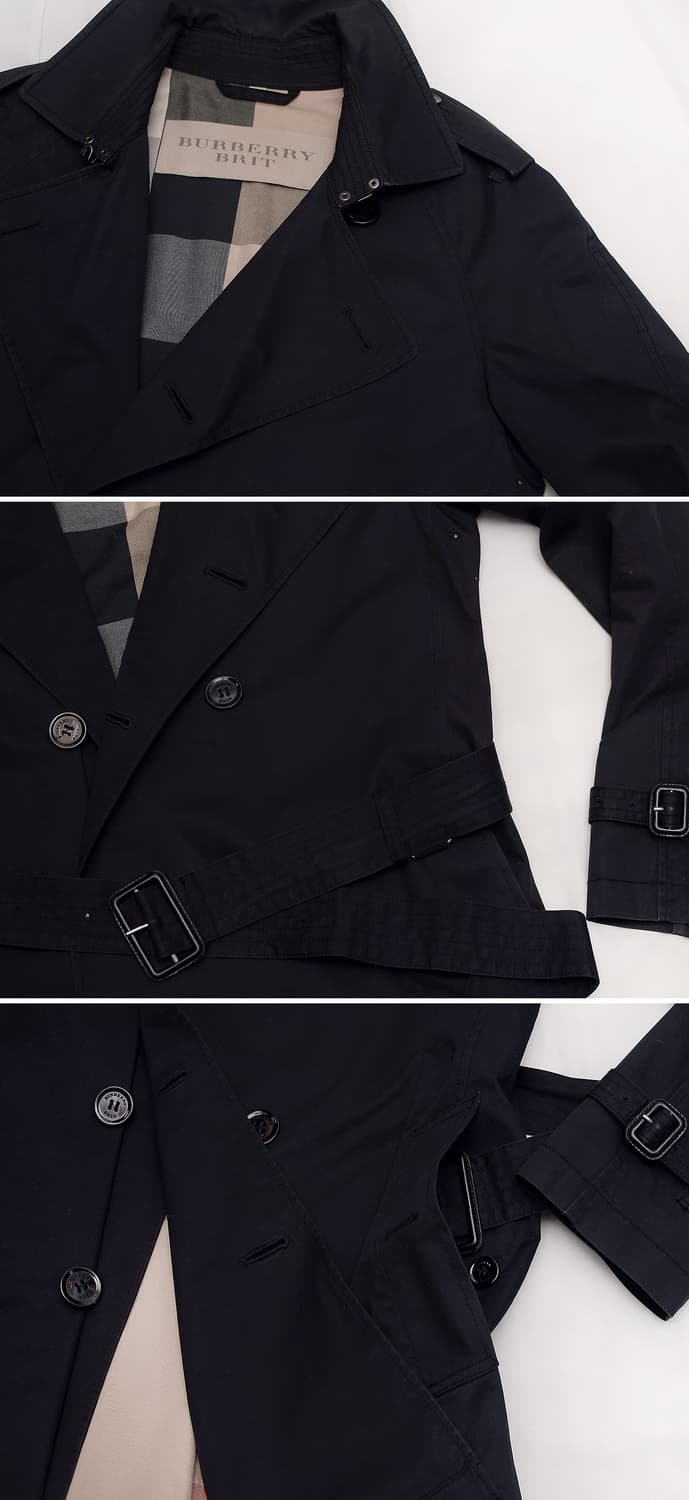 버버리 미드 렝스 켄징턴 벨티드 트렌치코트 (M / 100+) 상품이미지8