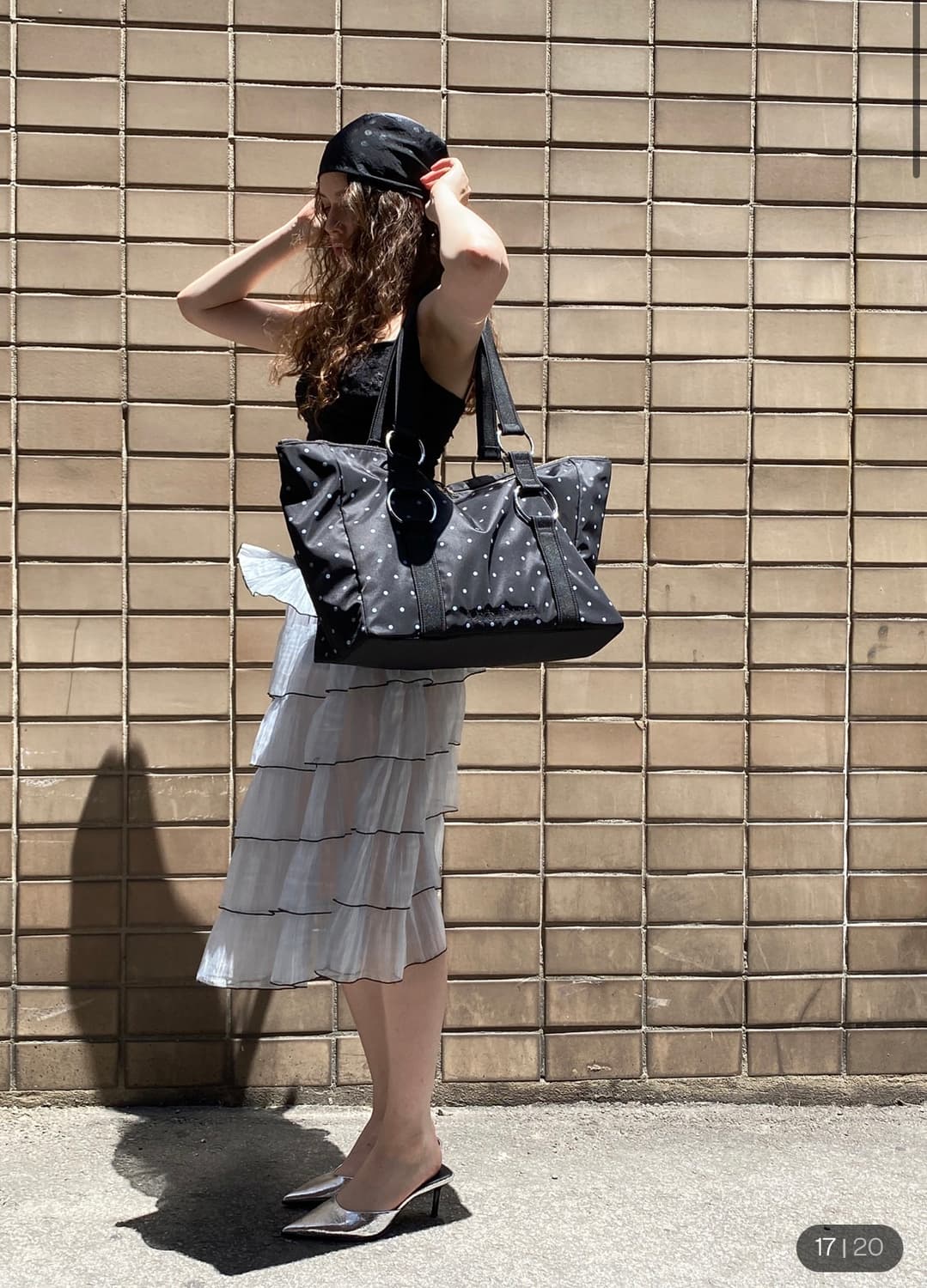 루즈슬립오버 Noir Tiered Skirt *Foggy Baby 상품이미지2