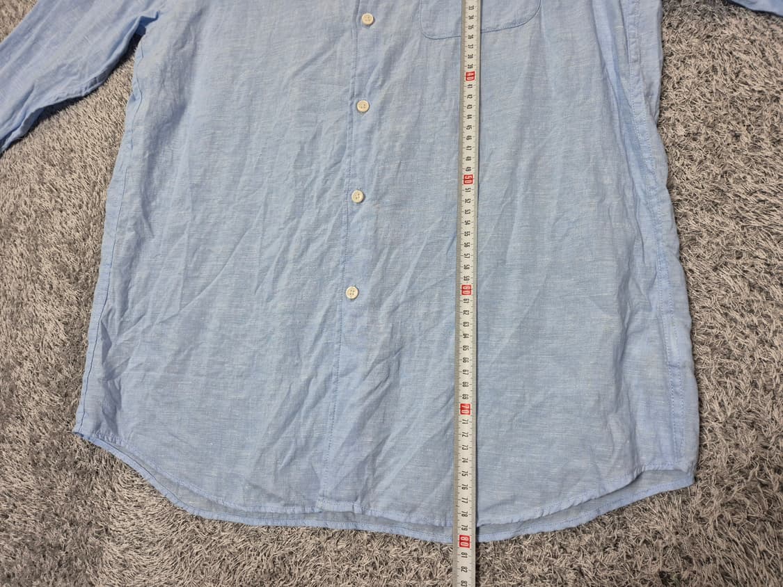 유니클로 남성 린넨 셔츠 XL 상품이미지8