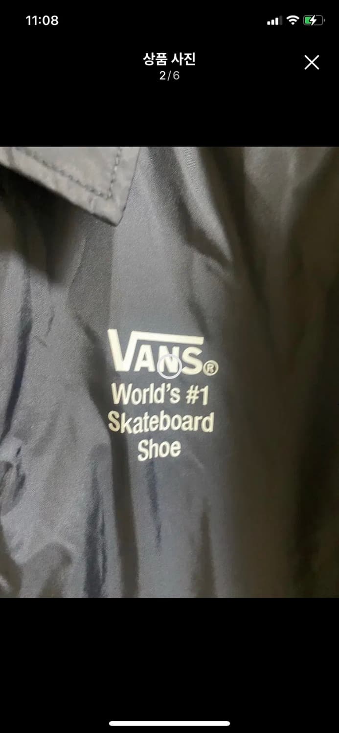 VANS 반스 네이비 코치 자켓 L사이즈 상품이미지2