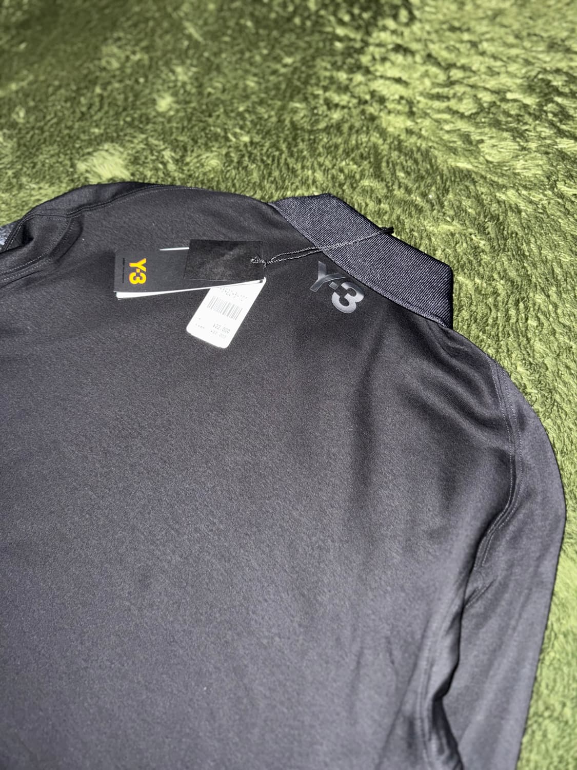 Y-3 요지 야마모토 뉴질랜드 올블랙스 폴로 롱슬리브 블랙 상품이미지9