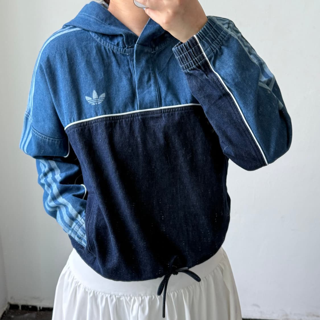 [M] 아디다스 프리미엄 데님 후디 상품이미지2