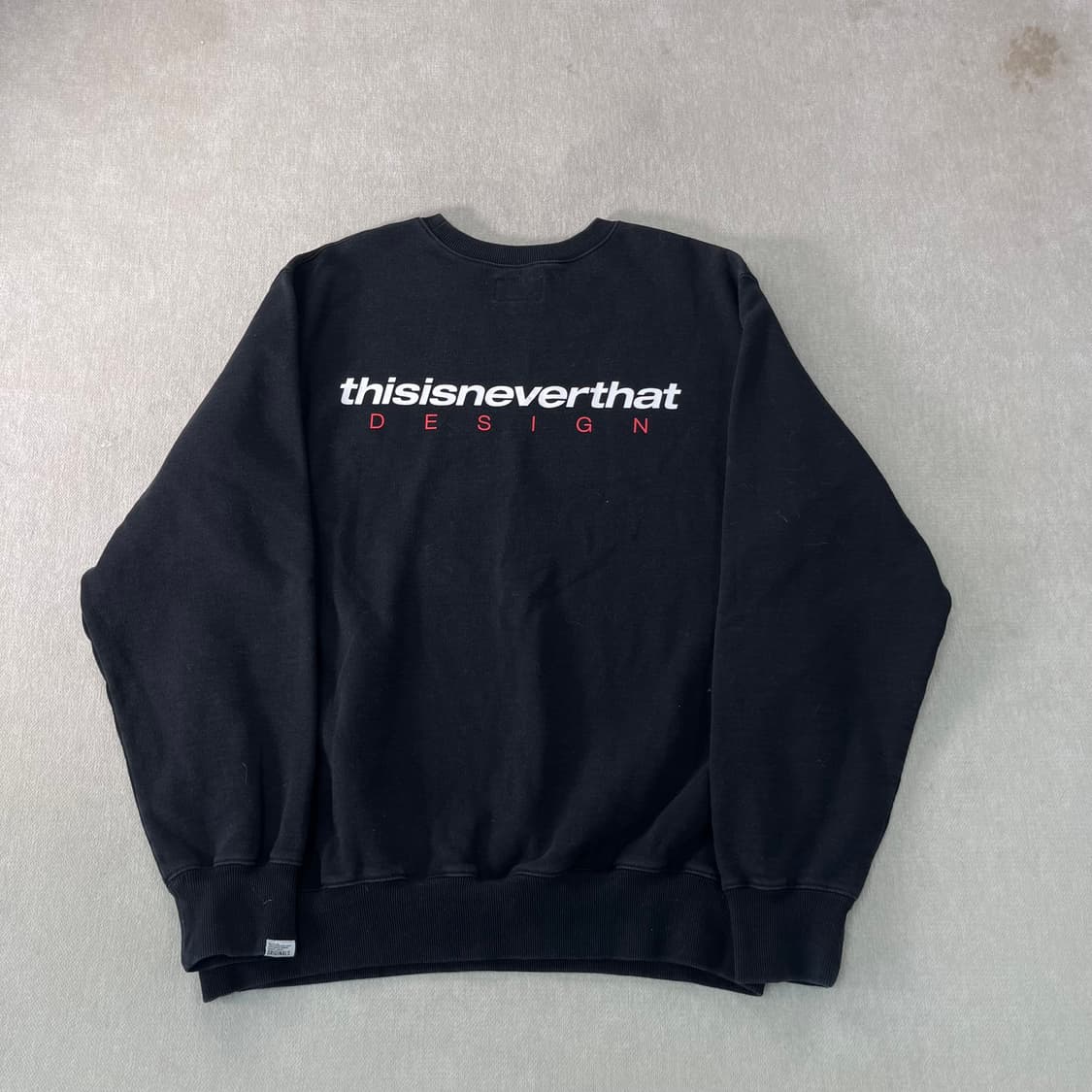 100 디스이즈네버댓 백로고 맨투맨 상품이미지1